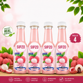 SIPZO Litchi with Chia Seeds Flavoured Drink (Pack of 4)